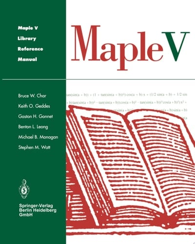 Maple V Library Reference Manual