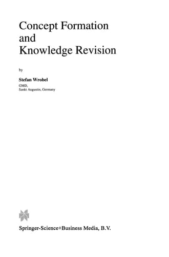Concept Formation and Knowledge Revision