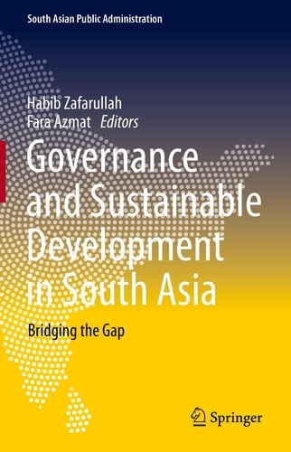 Governance and Sustainable Development in South Asia Bridging the Gap