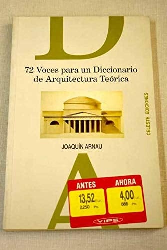 72 voces para un diccionario de arquitectura teórica