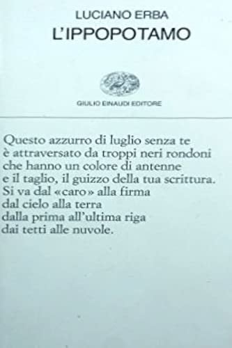 L'ippopotamo (Collezione di poesia) (Italian Edition)