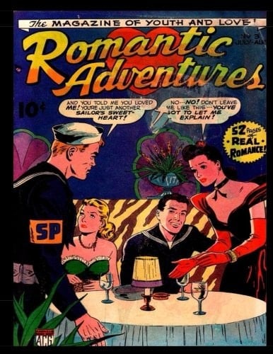 Romantic Adventures #3 Golden Age Romance Comic 1949