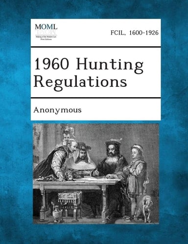 1960 Hunting Regulations