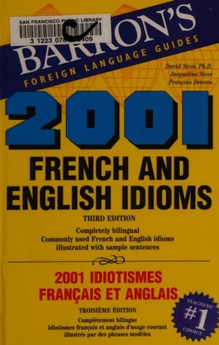 2001 French and English Idioms