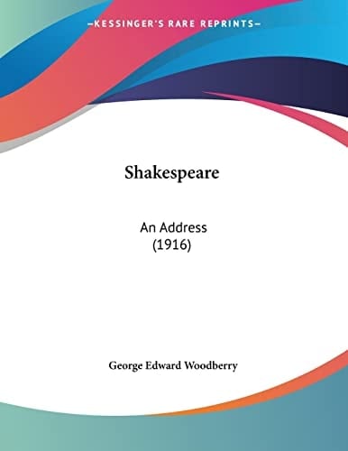 Shakespeare: An Address (1916)