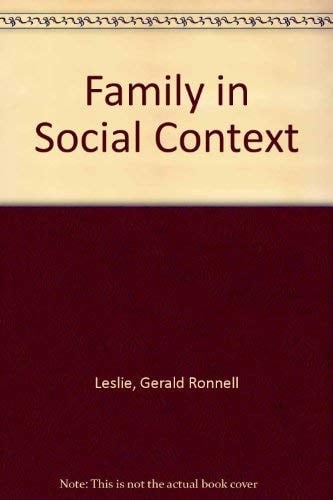 The Family in Social Context