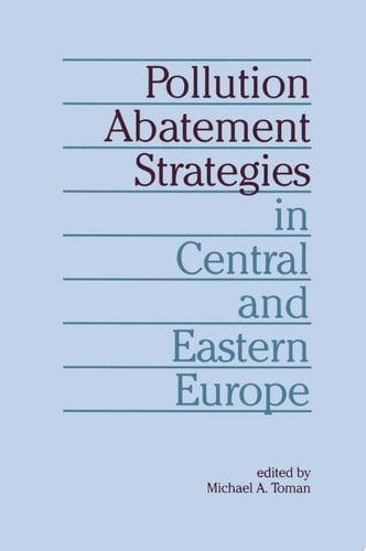Pollution Abatement Strategies in Central and Eastern Europe