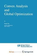 Convex Analysis and Global Optimization