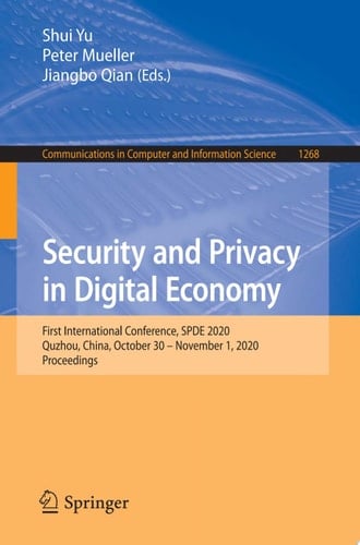 Security and Privacy in Digital Economy