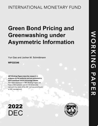 Green Bond Pricing and Greenwashing Under Asymmetric Information