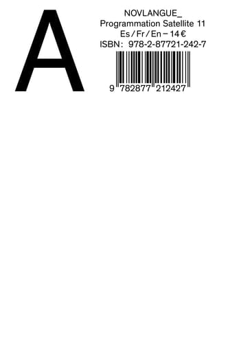 Alejandro Cesarco, apprendre la langue (présent continu I)