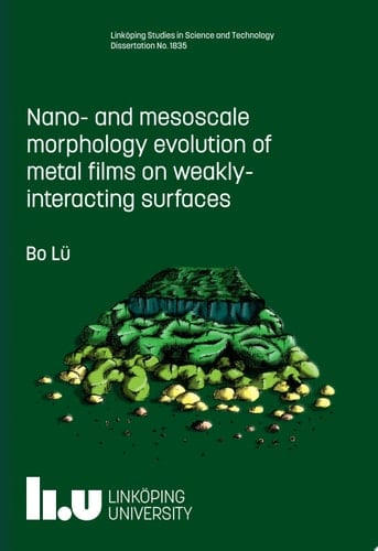 Nano- and mesoscale morphology evolution of metal films on weakly-interacting surfaces