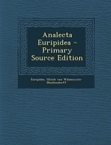 Analecta Euripidea - Primary Source Edition (Latin Edition)