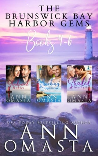 Brunswick Bay Harbor Gems (Books 4 - 6) Shadowed Rubies, Shocking Sapphires, and Shaded Amethysts: A Binge-worthy Small-town Maine Contemporary Romance Series