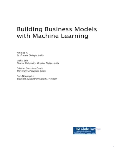 Building Business Models with Machine Learning