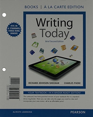 Writing Today, Brief Edition, Books a la Carte Plus MyCompLab with eText -- Access Card Package (2nd Edition)