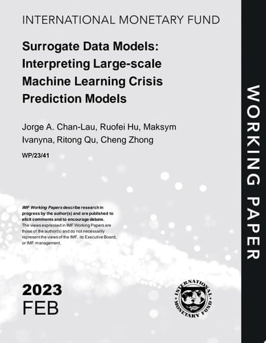 Surrogate Data Models: Interpreting Large-scale Machine Learning Crisis Prediction Models