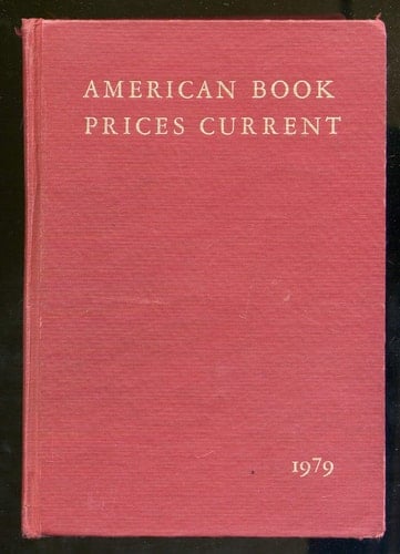 American Book Prices Current, 1979