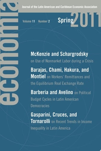 Economía: Spring 2011 Journal of the Latin American and Caribbean Economic Association