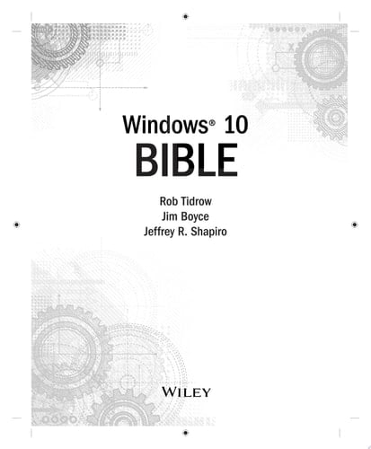 Windows 10 Bible