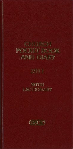 Church Pocket Book and Diary 2011 Burgundy The Pocket Diary for Church-Going People and Church Workers
