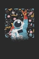 Astronaut Graph Paper Notebook (6 X 9 - 120 Pages) Universe Notebook for Daily Journal, Diary, and Gift