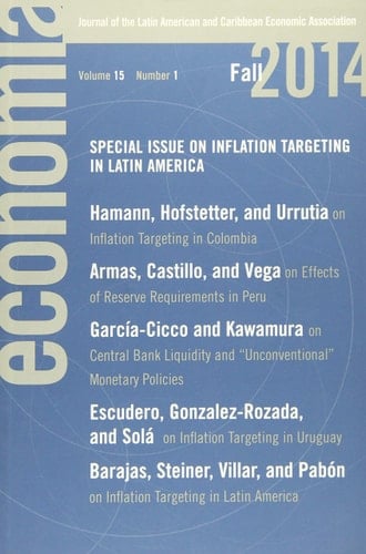 Economia: Fall 2014 Journal of the Latin American and Caribbean Economic Association