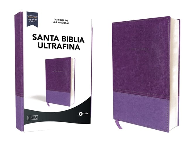 LBLA, Santa Biblia, Ultrafina, Leathersoft, Lavanda