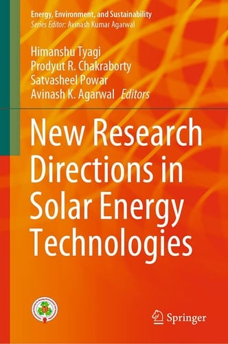 New Research Directions in Solar Energy Technologies