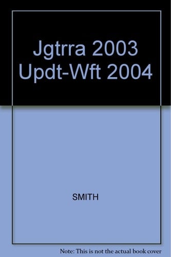 Jgtrra 2003 Updt-Wft 2004