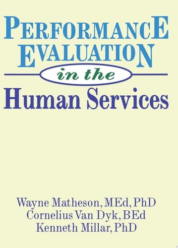 Performance Evaluation in the Human Services