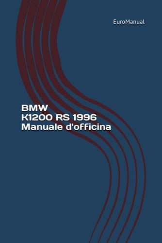 BMW K1200 RS 1996 Manuale d'officina: BMW K1200 RS 1996 Istruzioni di riparazione (Italian Edition)