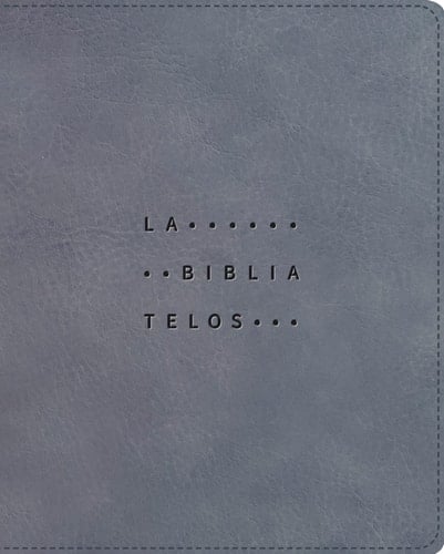 NVI, la Biblia Telos para Jóvenes, Texto Revisado 2022, Leathersoft, Gris, Comfort Print Una Guía para el Estudiante a Través de Las Escrituras