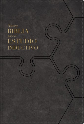 NBLA, Nueva Biblia para el Estudio Inductivo, Interior a Dos Colores, Leathersoft, Gris