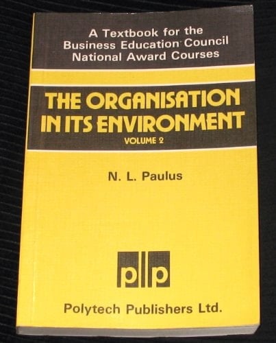 The Organisation in Its Environment