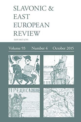 Slavonic & East European Review (93 4) October 2015