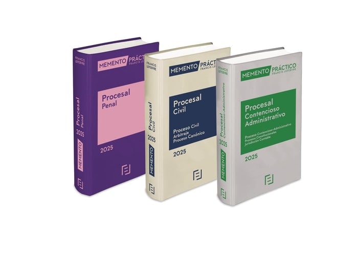 Pack Memento Procesal Civil 2025 + Memento Procesal Penal 2025 + Memento Procesal Contencioso Administrativo 2025