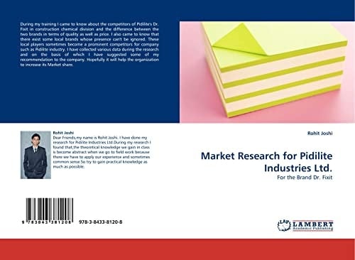 Market Research for Pidilite Industries Ltd.
