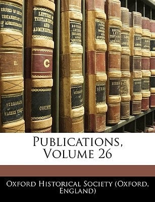 Publications, Volume 26