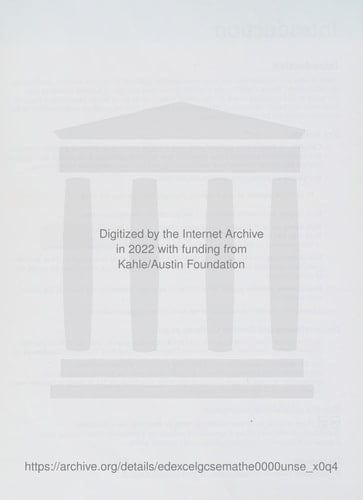 Edexcel GCSE Maths Foundation