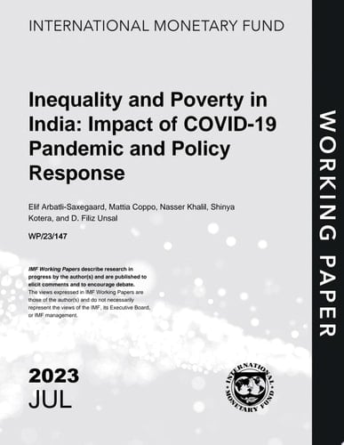 Inequality and Poverty in India: Impact of COVID-19 Pandemic and Policy Response