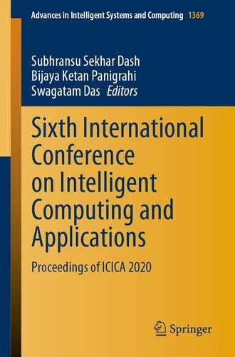 Sixth International Conference on Intelligent Computing and Applications Proceedings of ICICA 2020