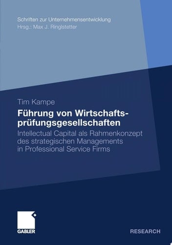 Führung von Wirtschaftsprüfungsgesellschaften