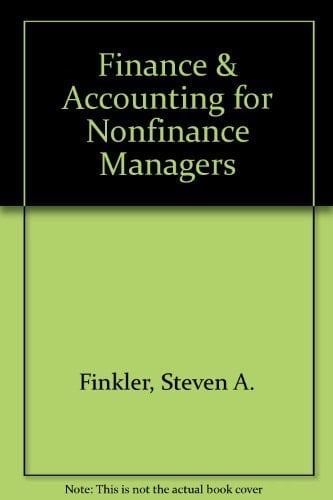 Finance and Accounting for Non-Financial Manager