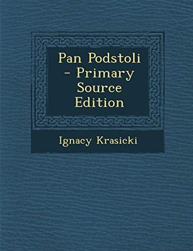 Pan Podstoli (Polish Edition)