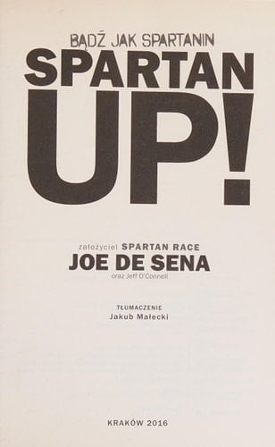 Spartan up! bądź jak Spartanin