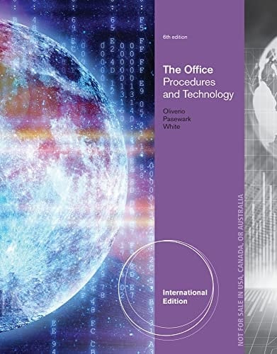 The Office Procedures and Technology
