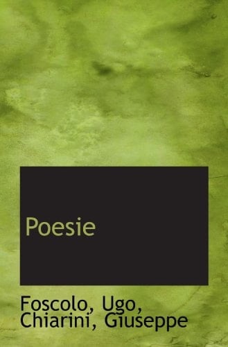 Poesie (Italian Edition)