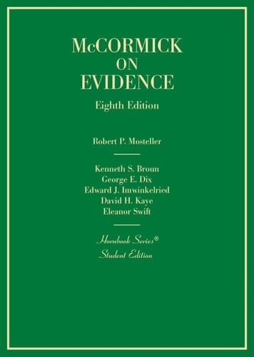 McCormick on Evidence (Hornbooks)