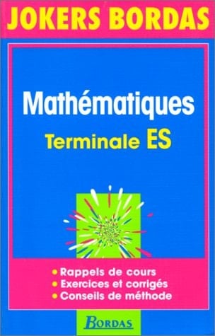 Mathématiques, teminale ES